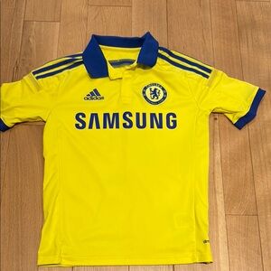 Adidas Kids Yellow and Blue Chelsea FC Shirt